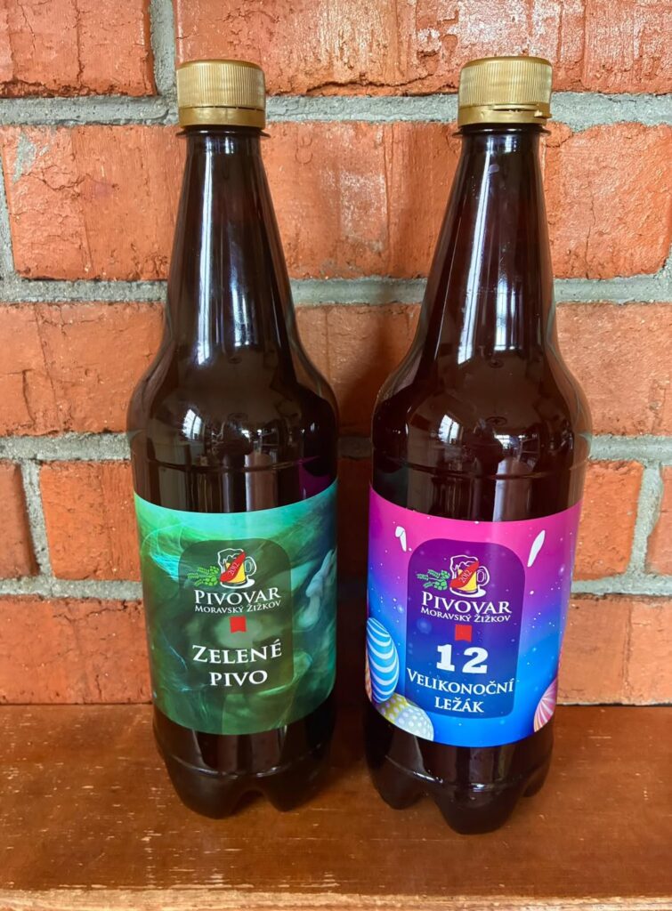 Zelené pivo a velikonoční ležák z Pivovaru Moravský Žižkov